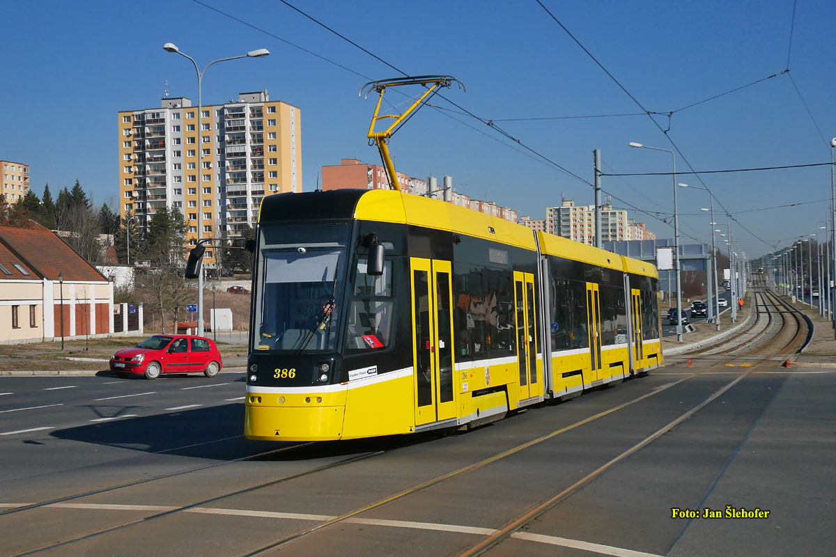 Пльзень, Škoda 40T ForCity Smart № 386