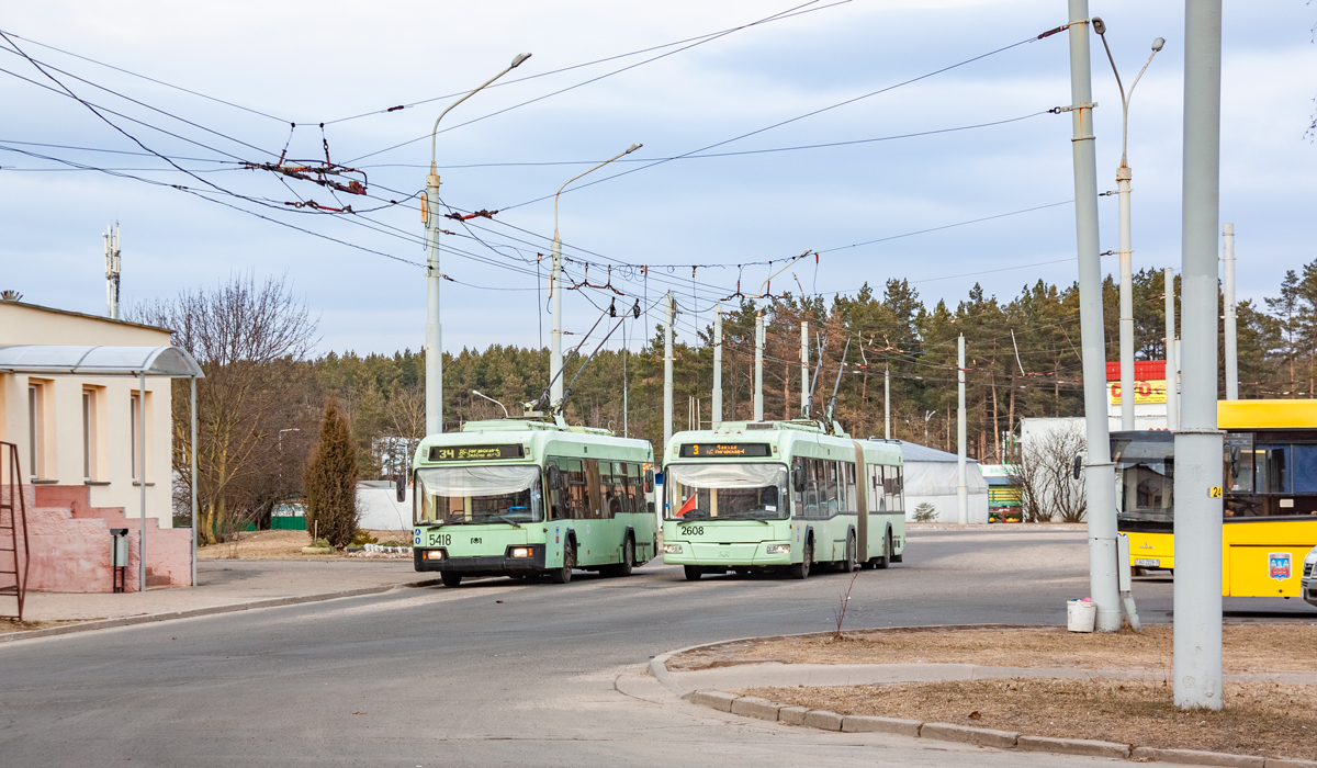 Minsk, BKM 32102 № 5418; Minsk, BKM 333 № 2608