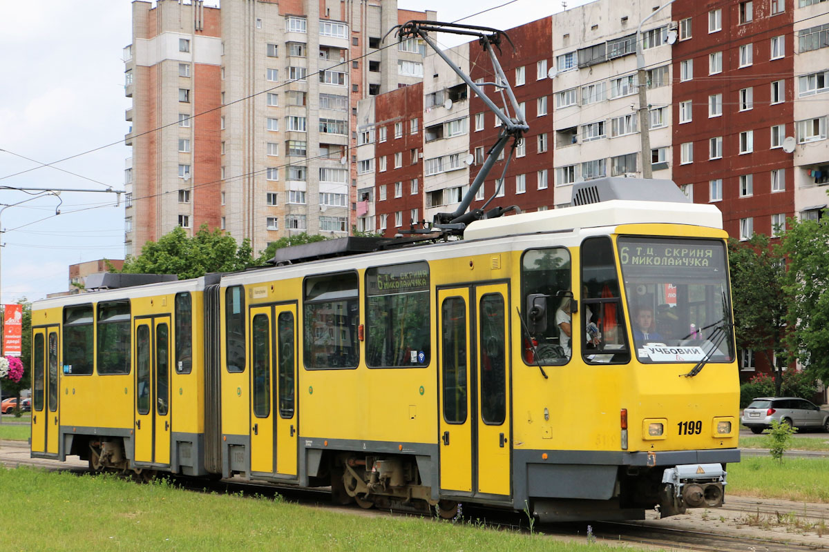 Львов, Tatra KT4DM № 1199