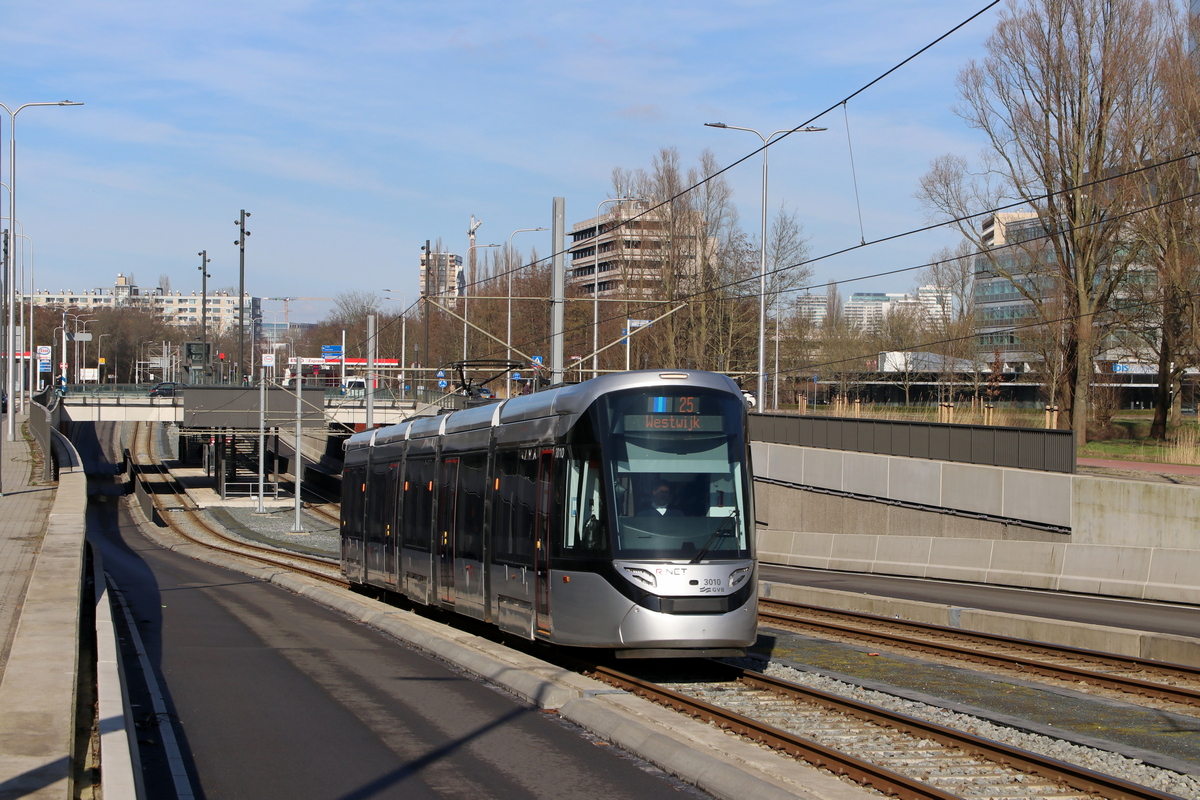 Амстердам, CAF Urbos 100 № 3010