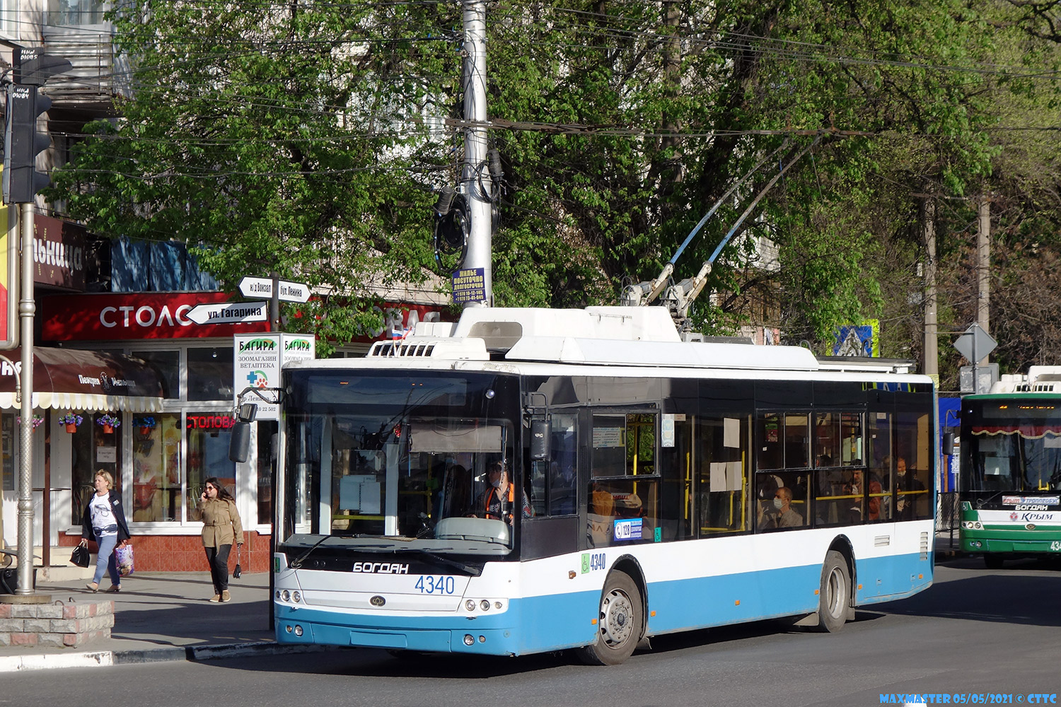 Крымский троллейбус, Богдан Т70110 № 4340
