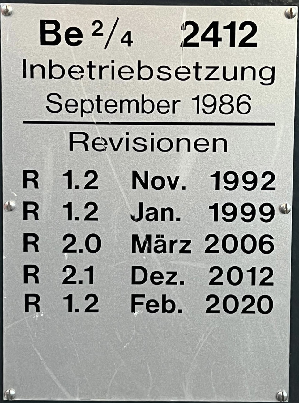 Цюрих, SWP/SIG/BBC Be 2/4 "Tram 2000 Pony" № 2412