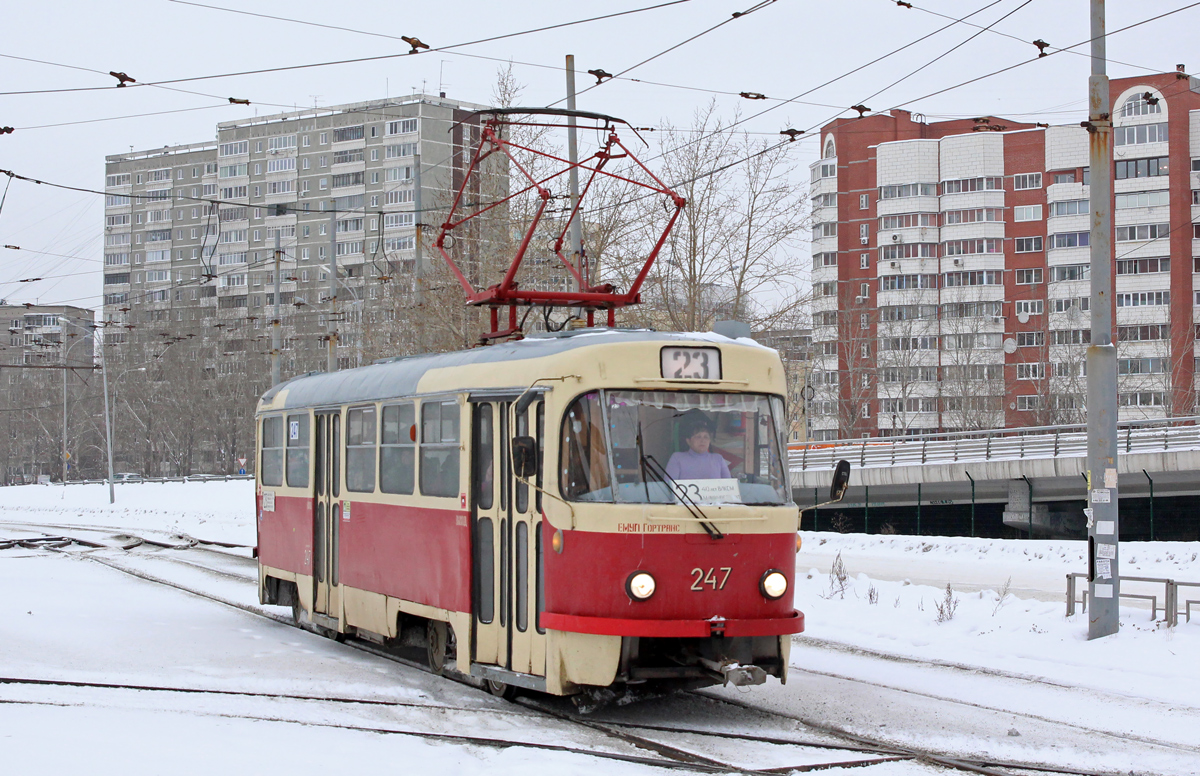 Yekaterinburg, Tatra T3SU № 247