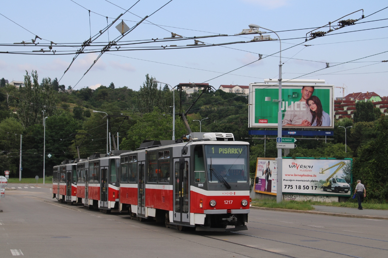 Брно, Tatra T6A5 № 1217