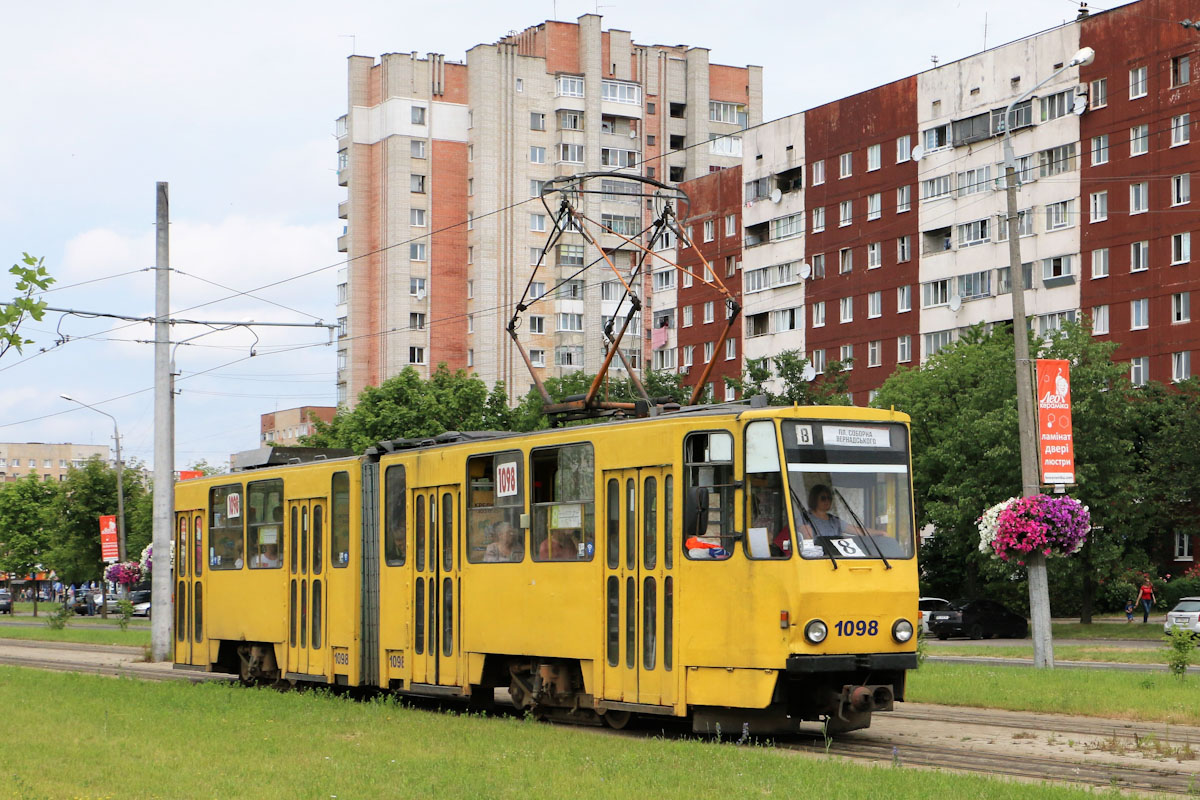 Львов, Tatra KT4SU № 1098