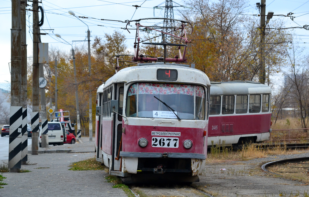 Волгоград, Tatra T3SU (двухдверная) № 2677