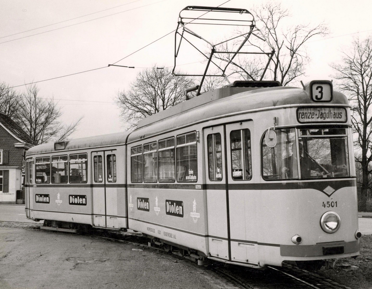 Вупперталь, Duewag GT4 № 4501; Вупперталь — Исторические фотографии