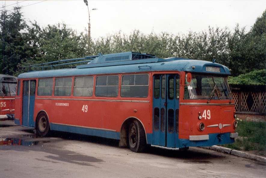 Луцк, Škoda 9Tr19 № 49; Луцк — Ретро фото