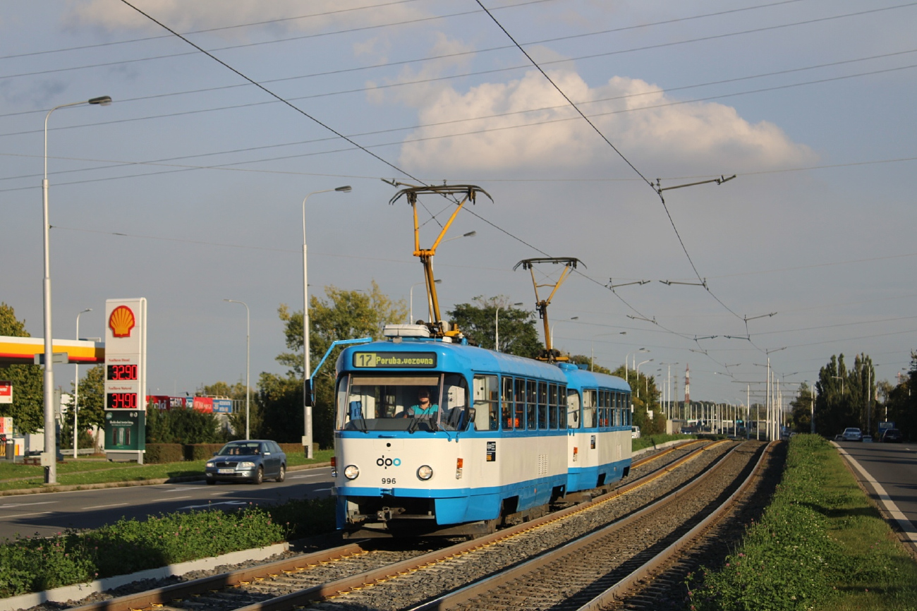 Острава, Tatra T3R.P № 996