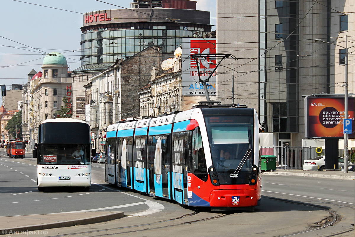 Белград, CAF Urbos 3 № 81507 (1507)