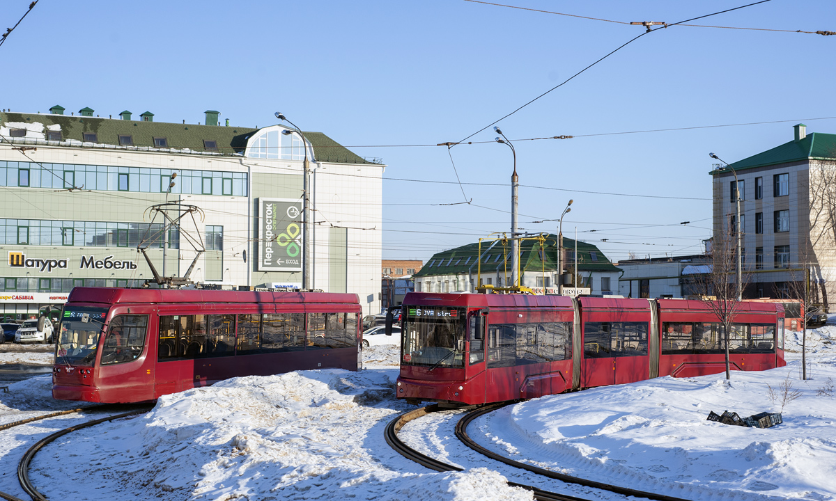 Казань, 71-409-01 № 1405; Казань, 71-623-02.02 № 1346; Казань — ДТП и прочие происшествия с электротранспортом