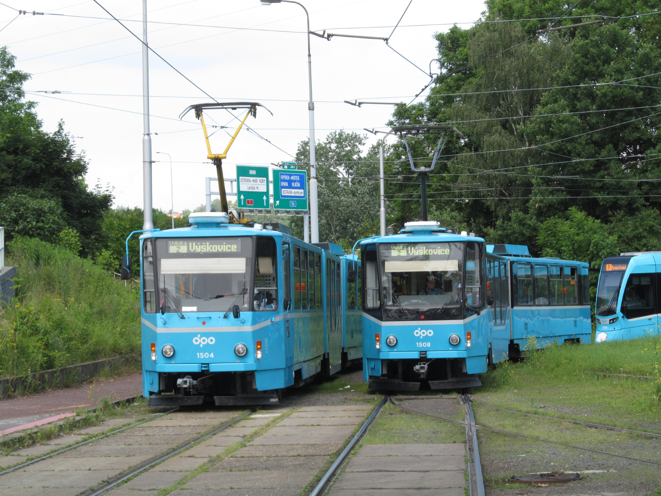 Острава, Tatra KT8D5R.N1 № 1504; Острава, Tatra KT8D5R.N1 № 1508
