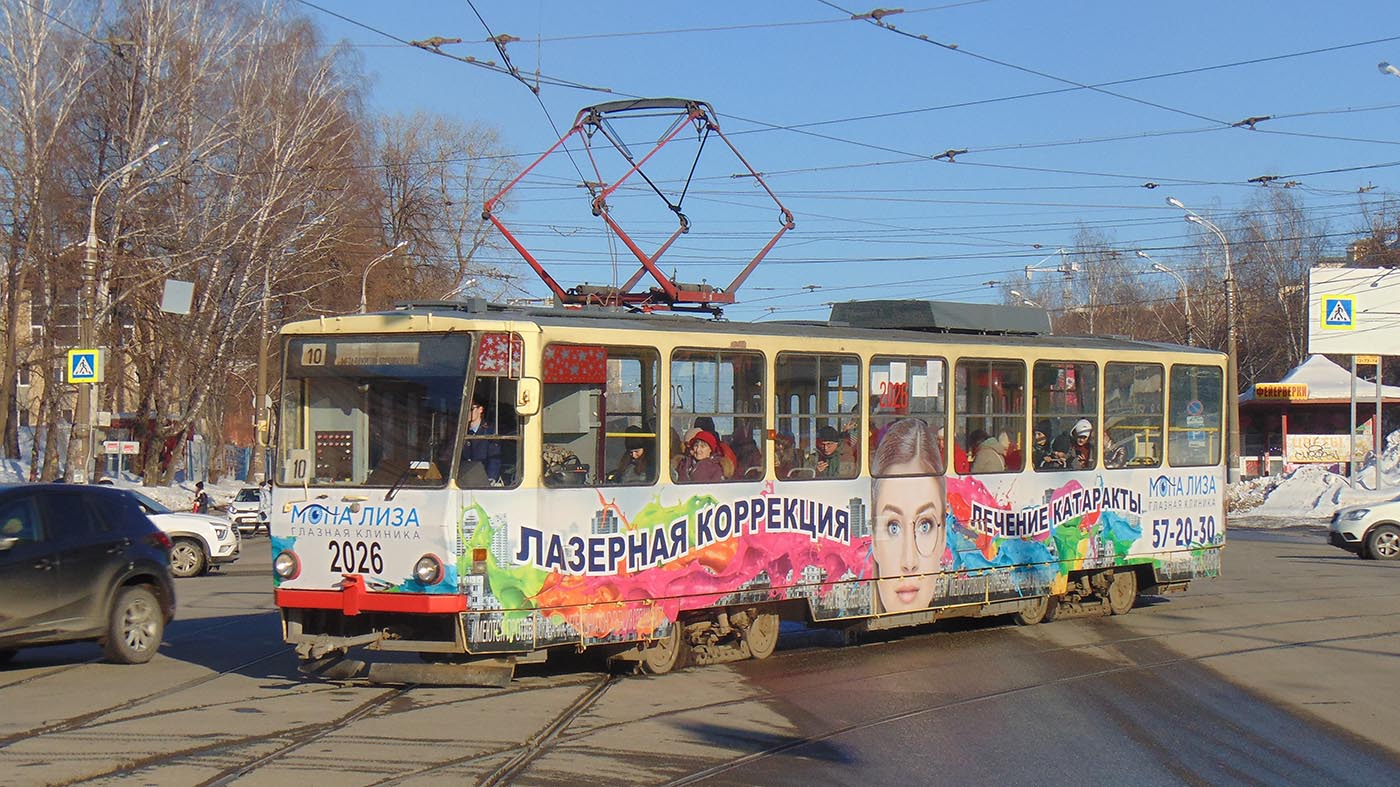 Ижевск, Tatra T6B5SU № 2026