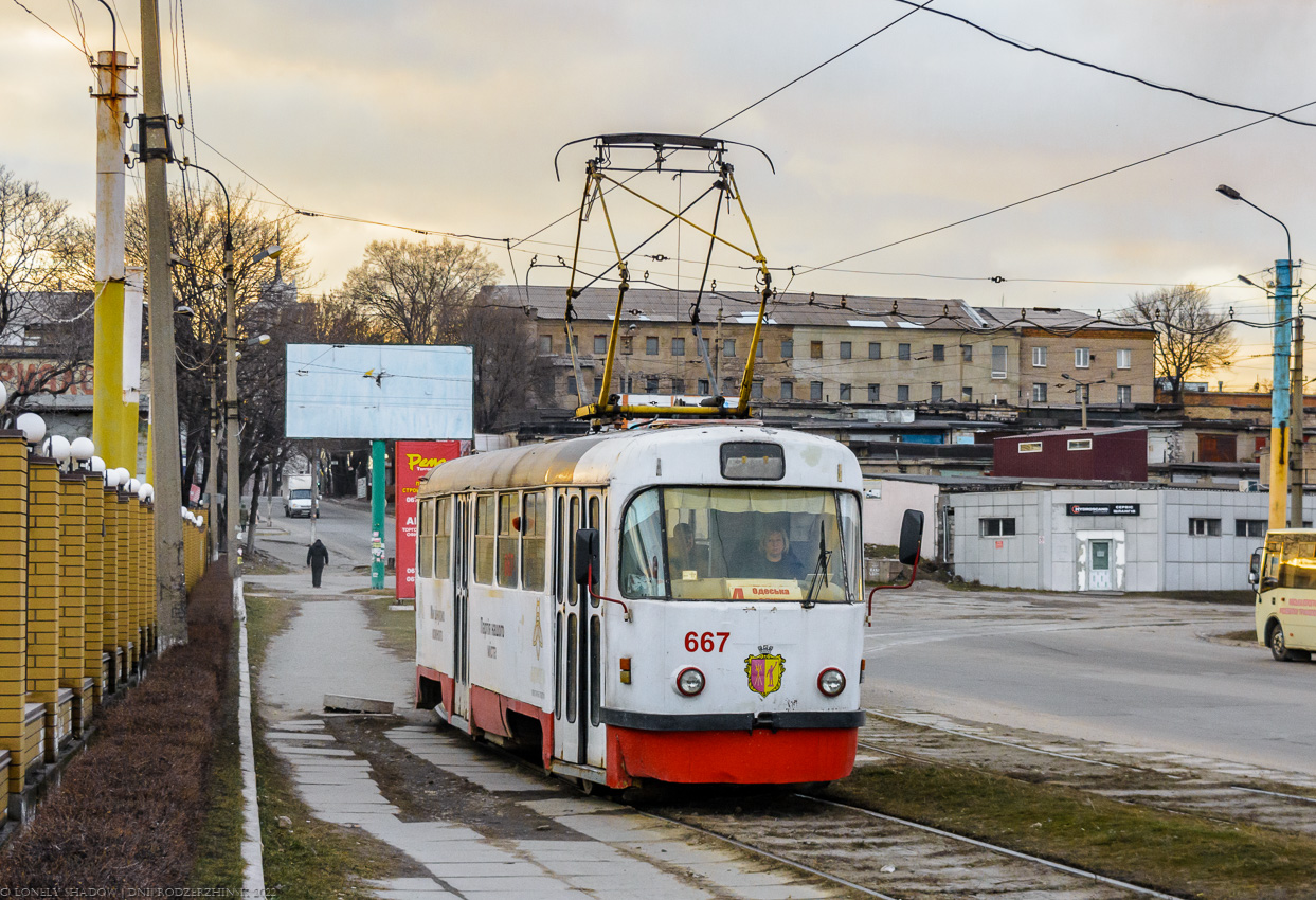 Каменское, Tatra T3SU № 667