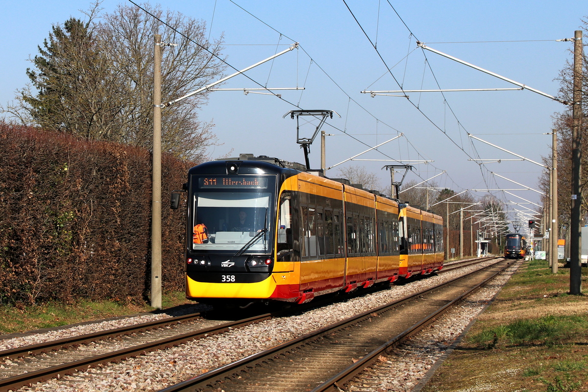 Карлсруэ, Vossloh NET 2012 № 358