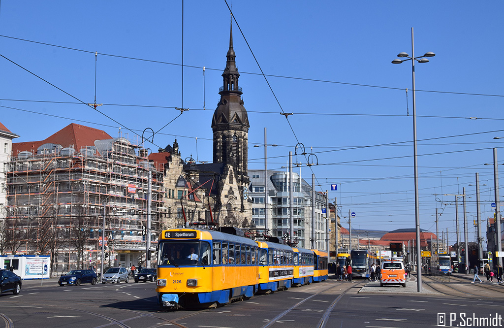 Лейпциг, Tatra T4D-M1 № 2126 Лейпциг, Tatra T4D-M1 № 2126