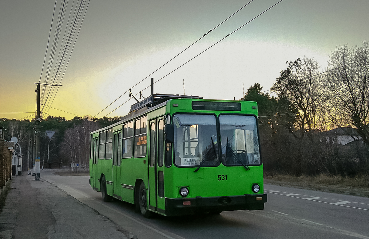 Житомир, ЮМЗ Т2 № 531; Житомир — Транспорт Житомира в военное и послевоенное время — (с 24.02.2022)