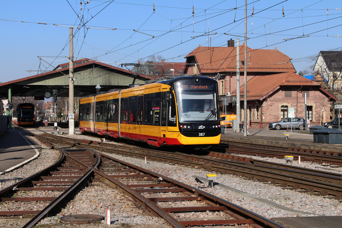 Karlsruhe, Vossloh NET 2012 N°. 387