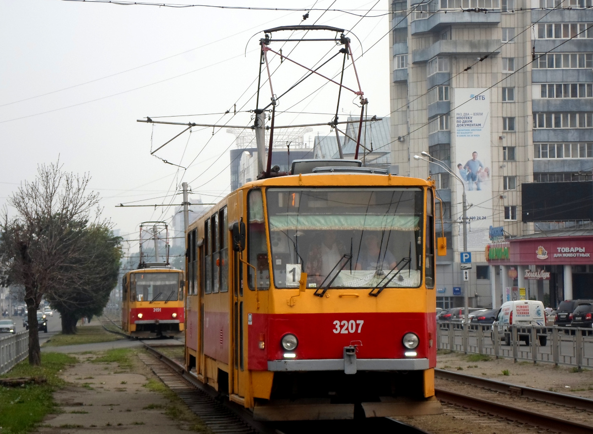 Барнаул, Tatra T6B5SU № 3207; Барнаул, Tatra T6B5SU № 3151
