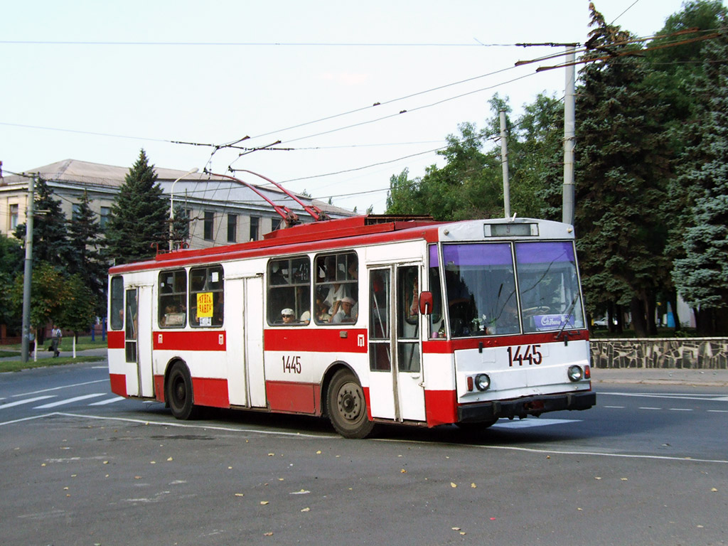 Мариуполь, Škoda 14Tr02/6 № 1445