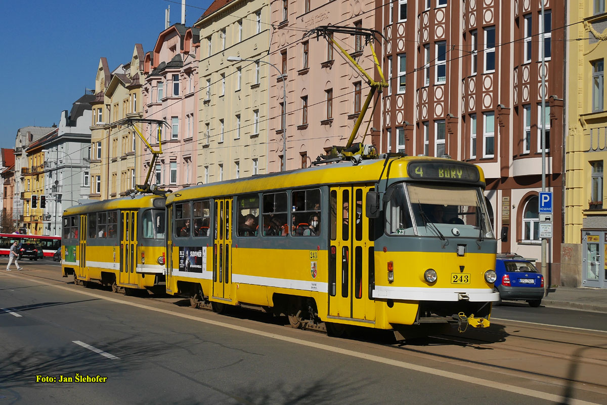 Пльзень, Tatra T3R.P № 243