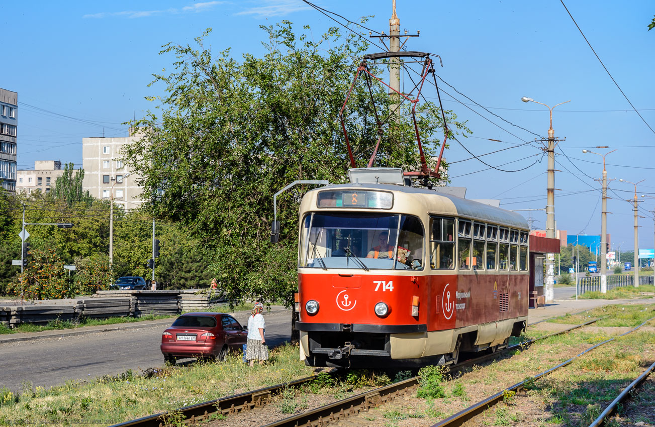 Мариуполь, Tatra T3SU № 714