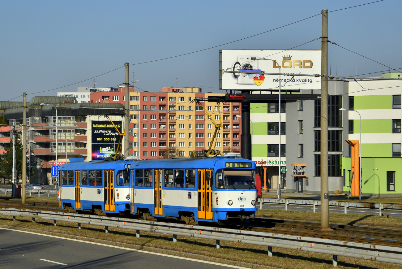 Острава, Tatra T3R.P № 983