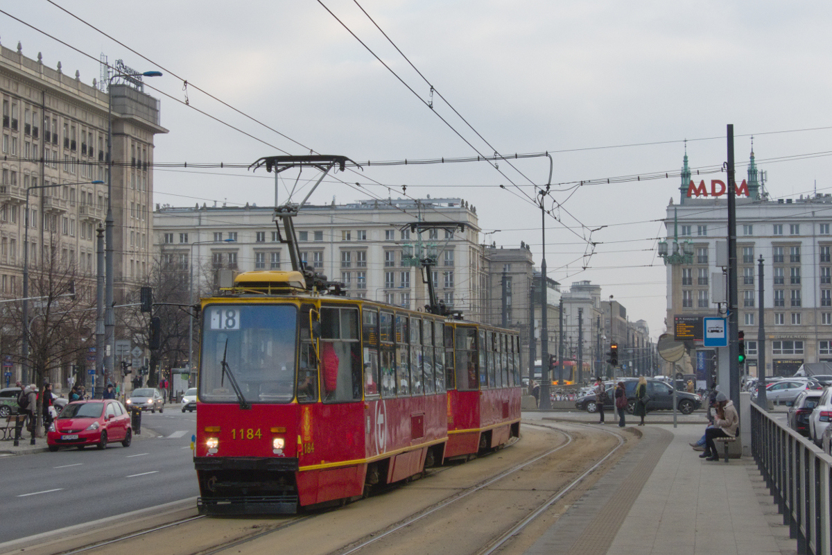 Warschau, Konstal 105Na Nr. 1184