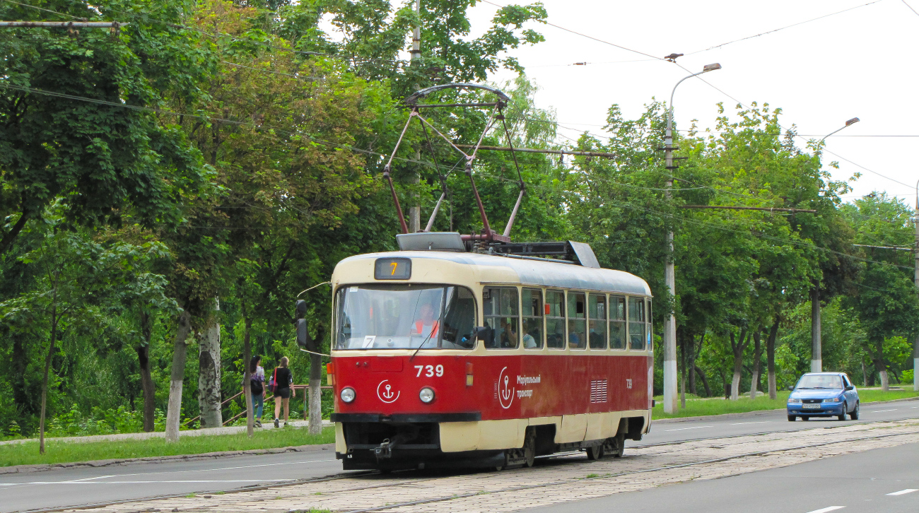 Мариуполь, Tatra T3A № 739