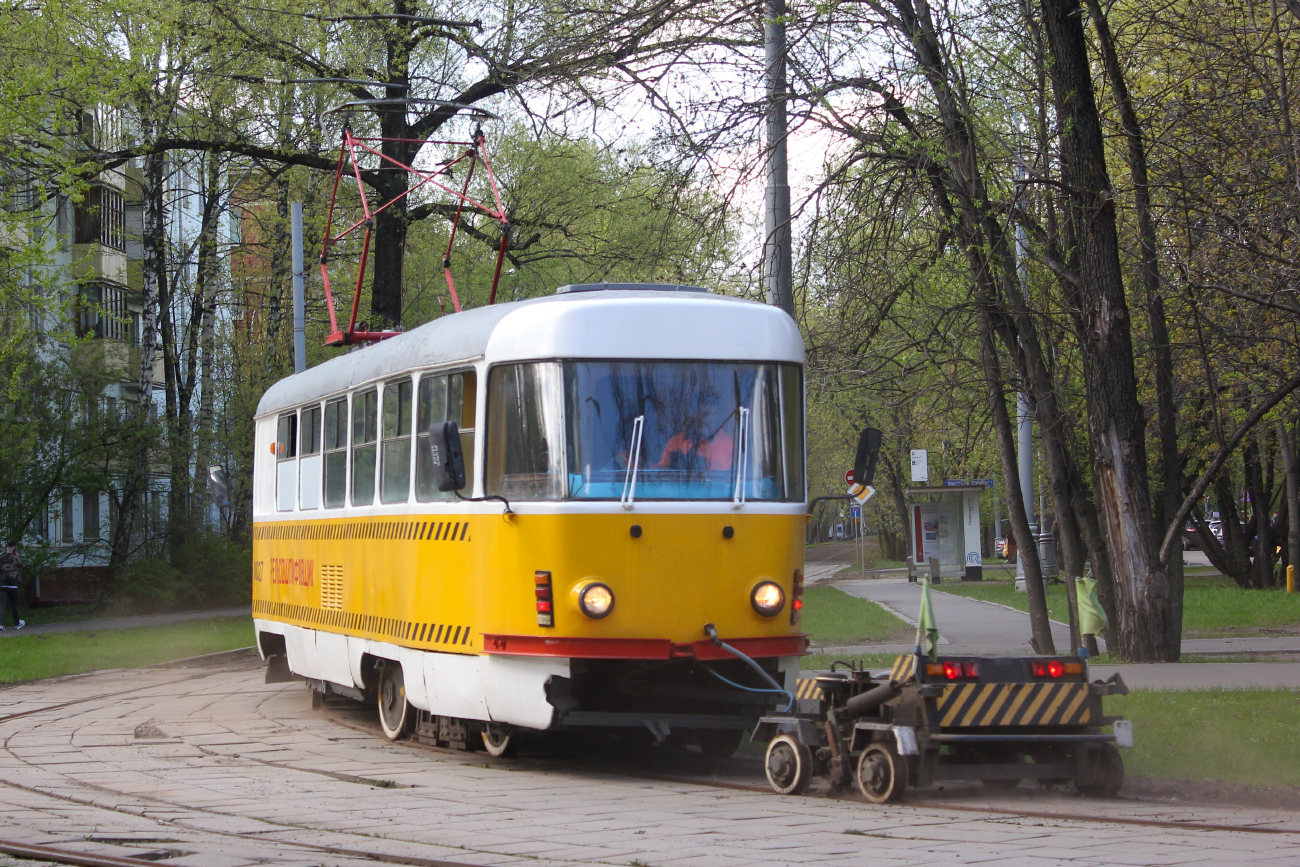 Москва, Tatra T3SU № 00327; Москва, Желобоочистительная тележка № б/н