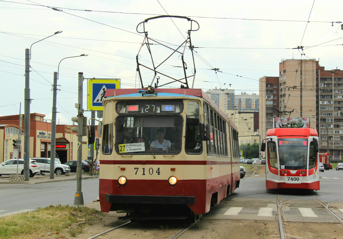 Санкт-Петербург, 71-147К (ЛВС-97К) № 7104 Санкт-Петербург, 71-147К (ЛВС-97К) № 7104
