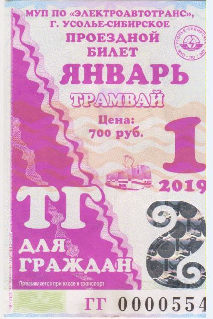 Усолье-Сибирское — Проездные документы