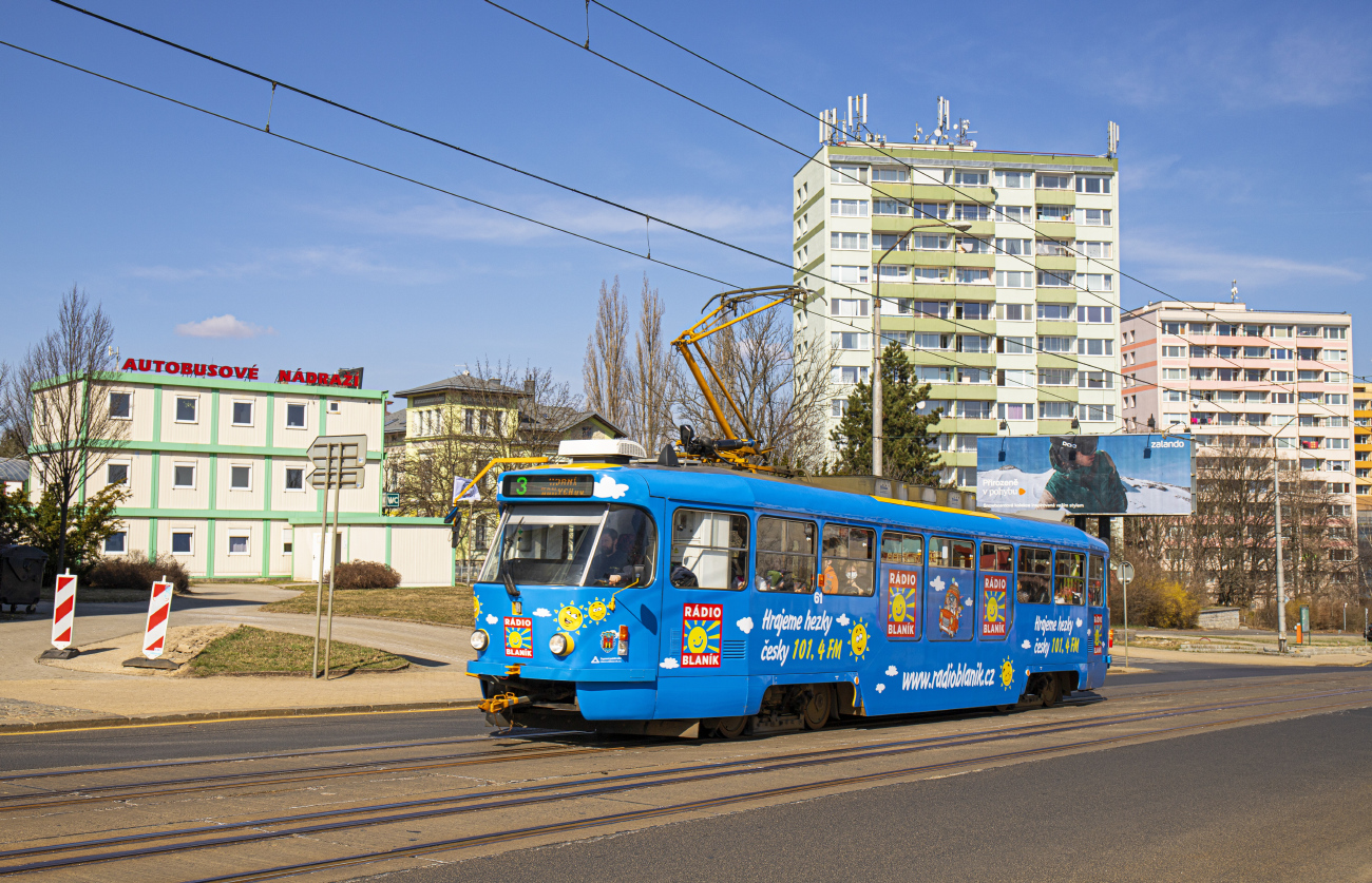 Либерец ― Яблонец-над-Нисой, Tatra T3R.SLF № 61