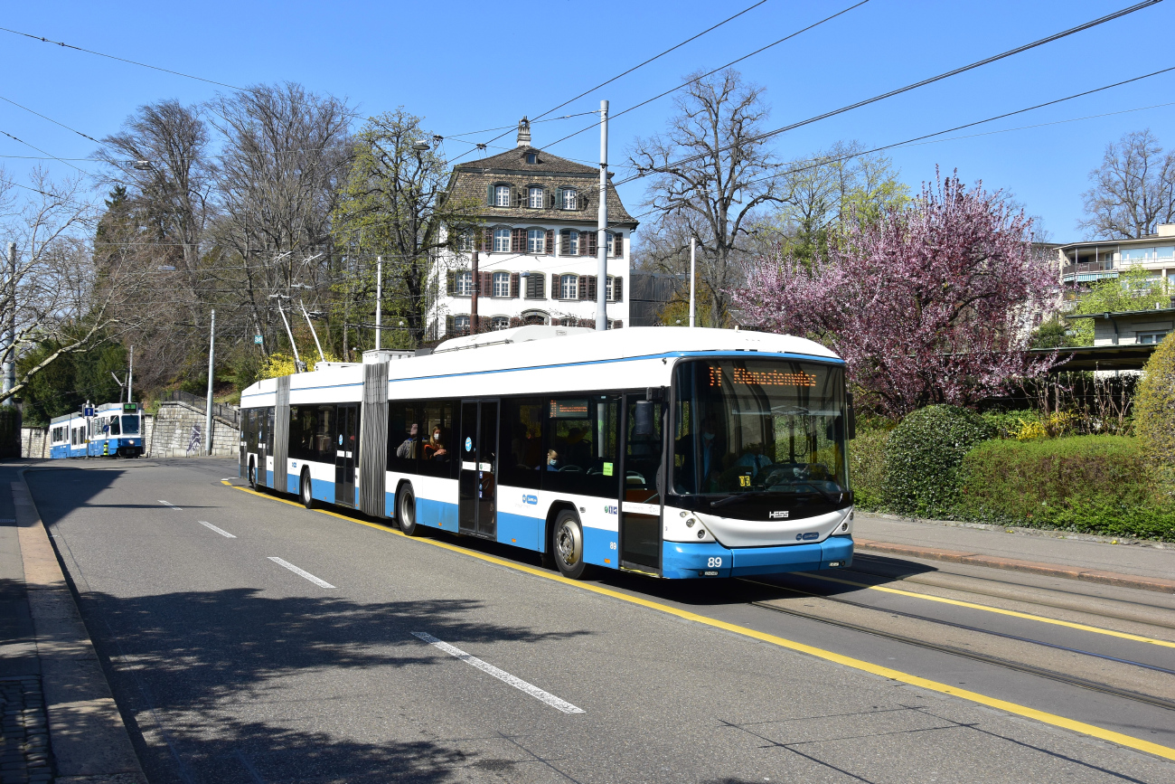 Цюрих, Hess lighTram (BGGT-N2C) № 89