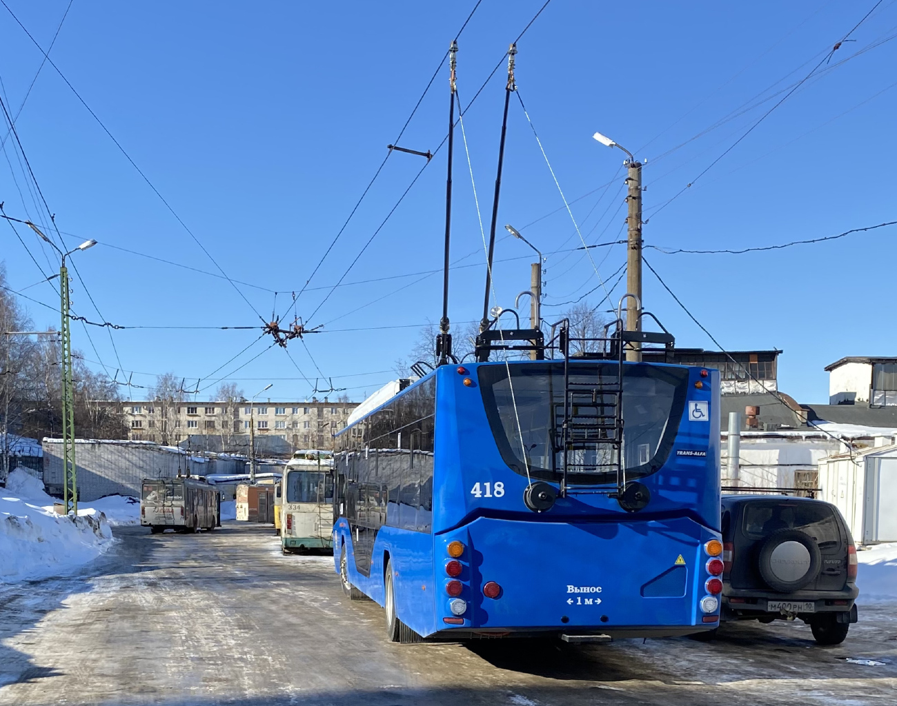 Петрозаводск, ВМЗ-5298.01 «Авангард» № 418; Петрозаводск — Новые троллейбусы