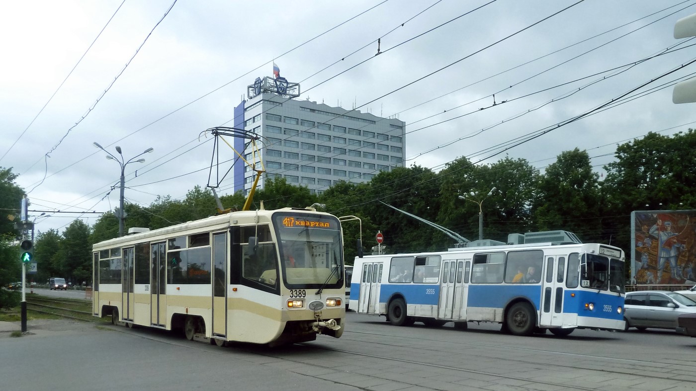 Нижний Новгород, 71-619КТ № 3389; Нижний Новгород, Нижтролл (ЗиУ-682Г) № 3555