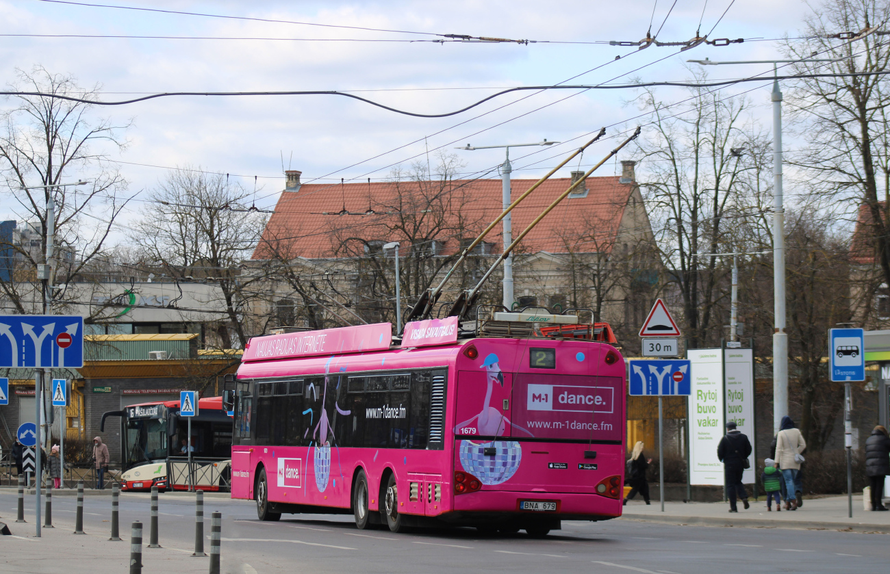 Вильнюс, Solaris Trollino II 15 AC № 1679
