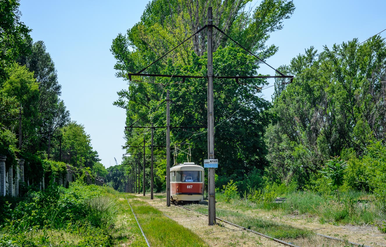 Каменское — Трамвайные линии и инфраструктура