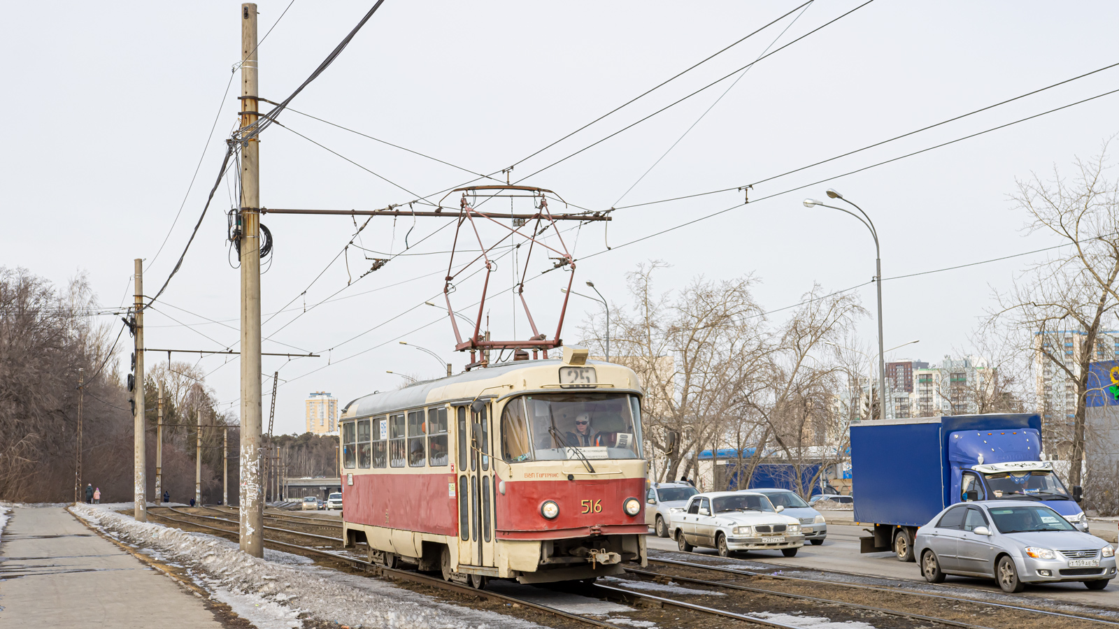 Екатеринбург, Tatra T3SU (двухдверная) № 516