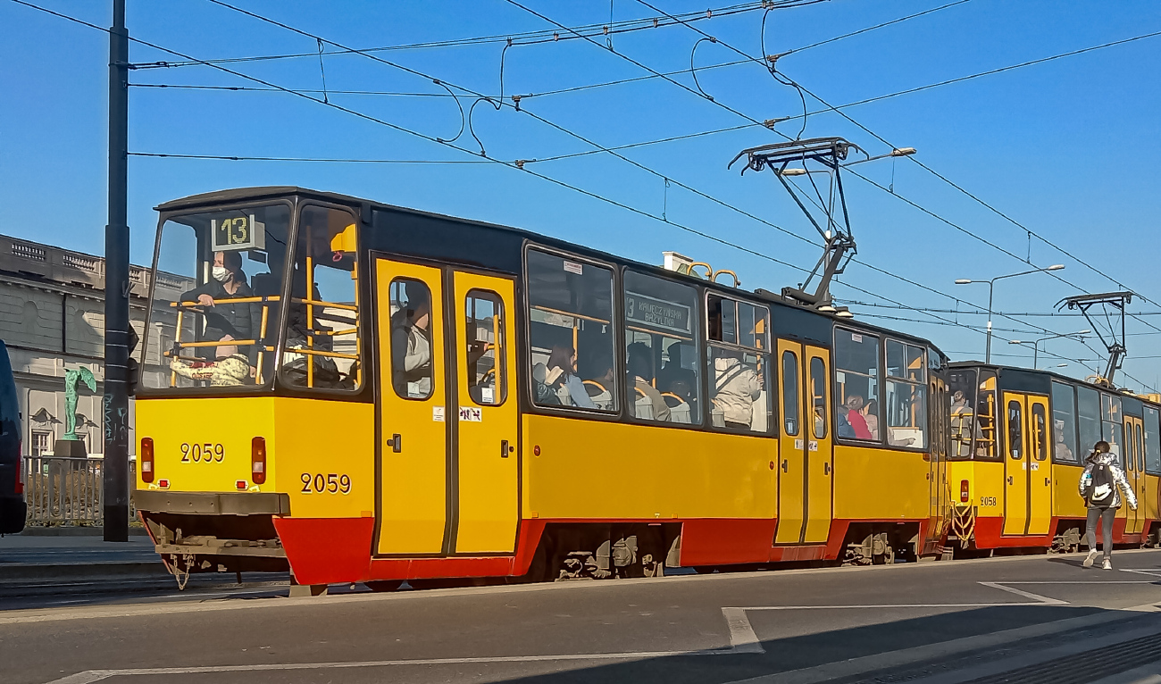 Warsaw, Konstal 105N2k Br. 2059
