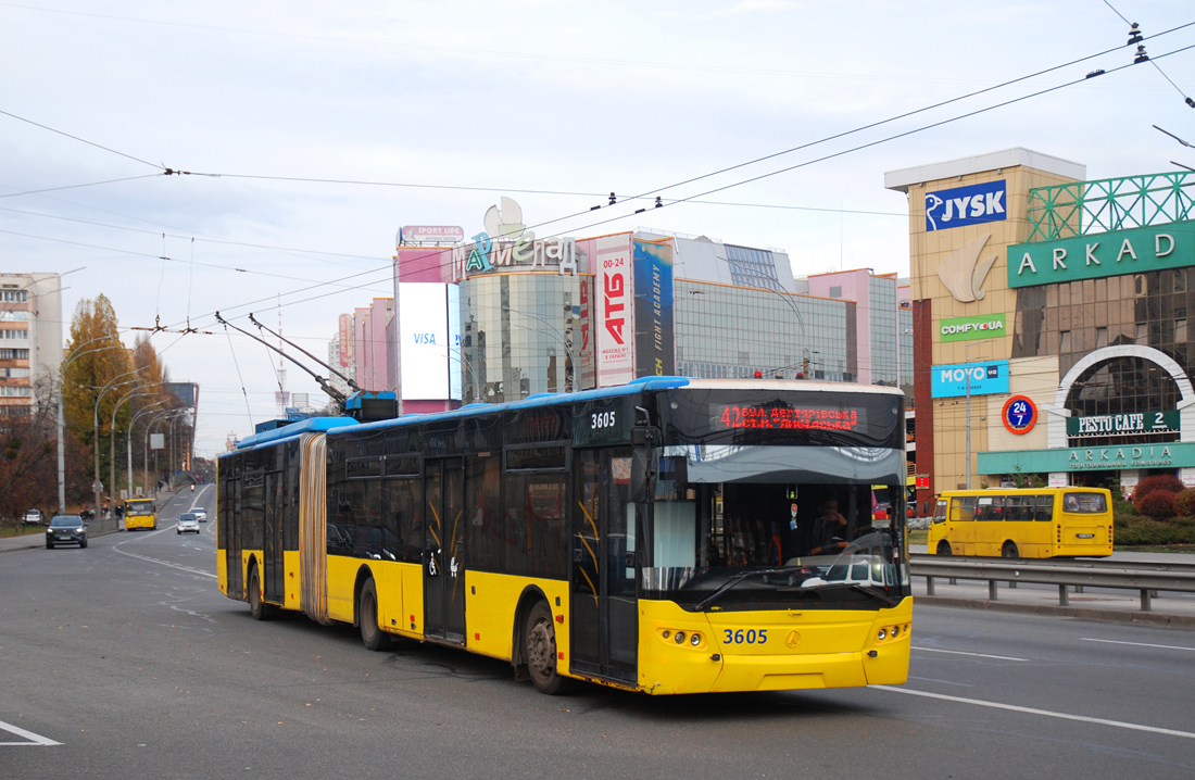 Киев, ЛАЗ E301D1 № 3605