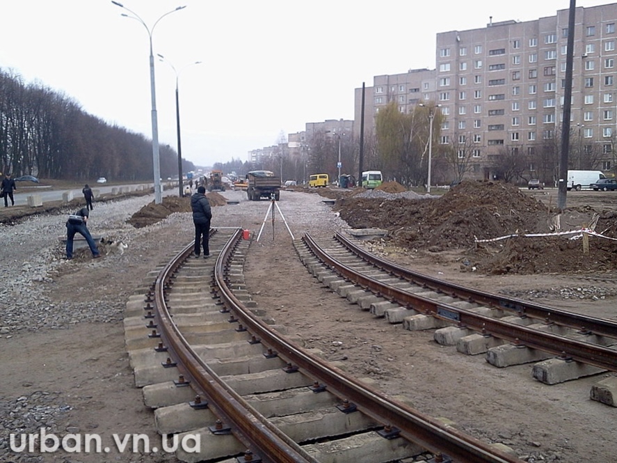 ვინნიცა — Construction of the tram line “Vyshenka— Barske shose”