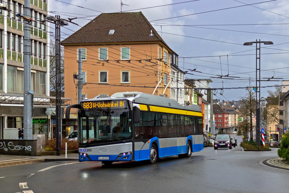 Золинген, Solaris Trollino IV 12 Kiepe № 202