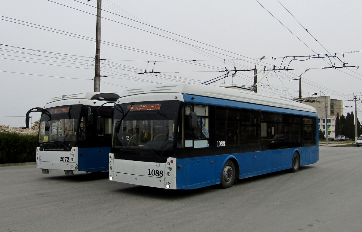Севастопол, Тролза-5265.02 «Мегаполис» № 1088 Севастопол, Тролза-5265.02 «Мегаполис» № 1088
