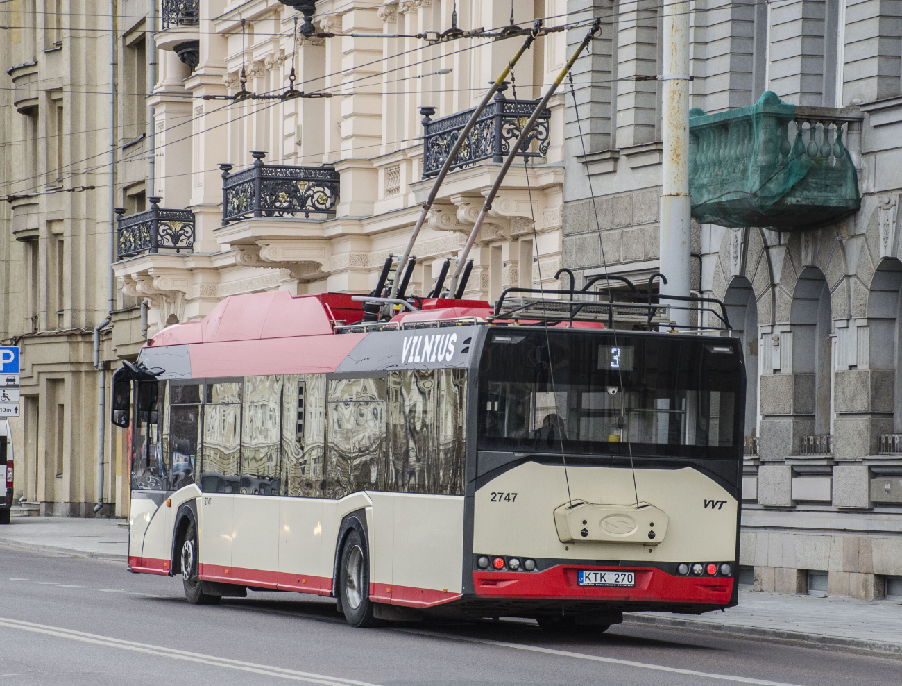 Вильнюс, Solaris Trollino IV 12 Škoda № 2747 Вильнюс, Solaris Trollino IV 12 Škoda № 2747