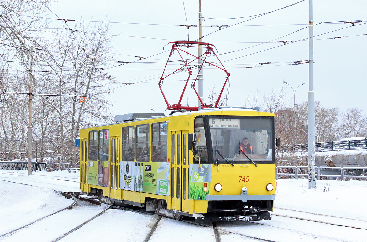 Екатеринбург, Tatra T6B5SU № 749