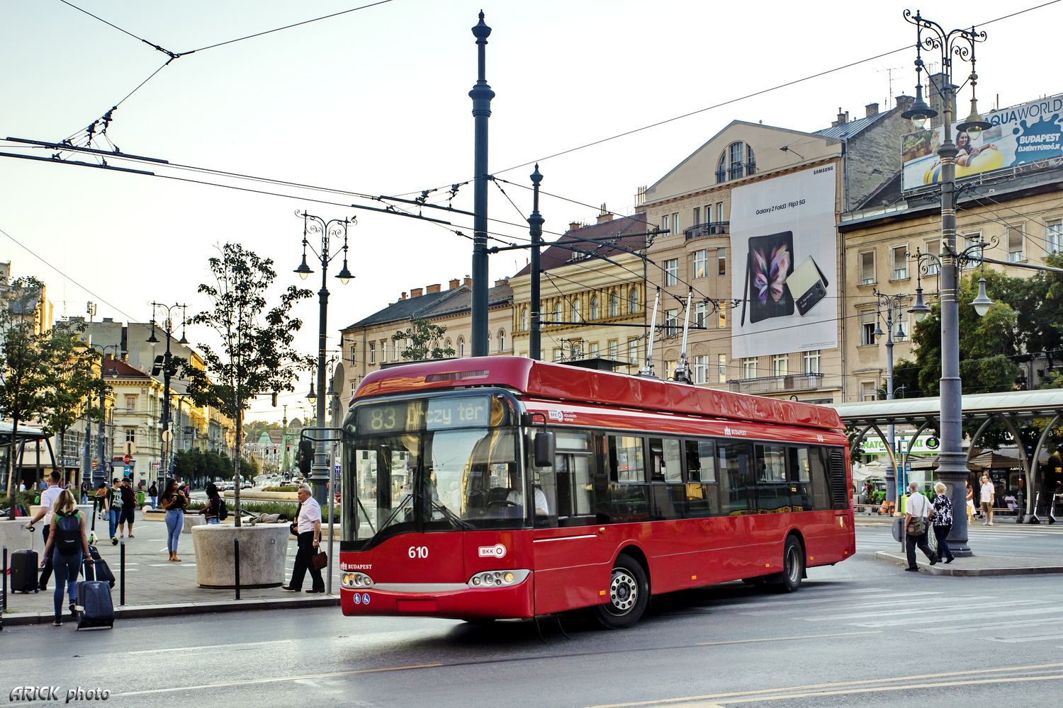 Будапешт, Solaris Trollino II 12 Ganz-Škoda B № 610