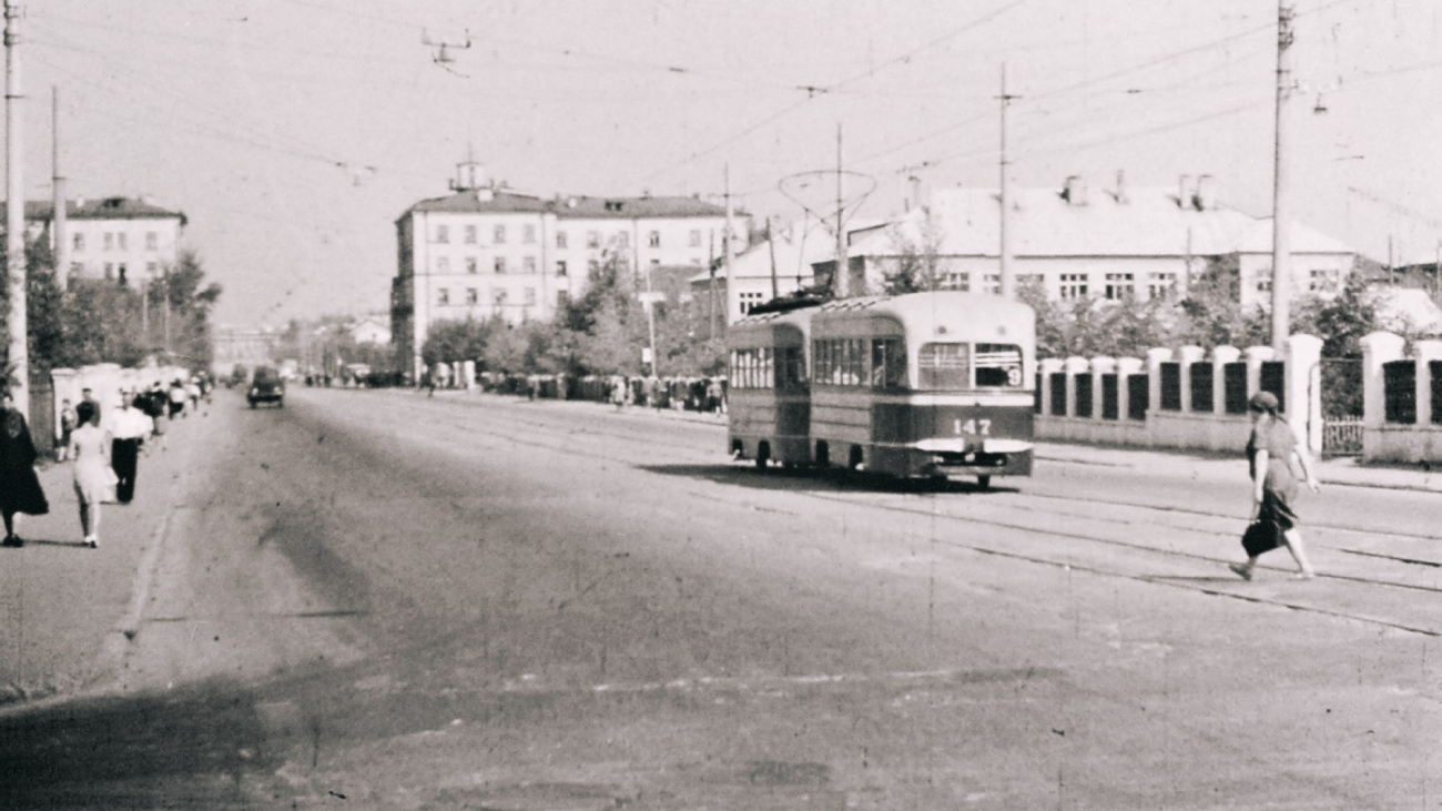 Тверь, КТП-1 № 147; Тверь — Старые фотографии (1917—1991); Тверь — Трамвайные линии: Московский район
