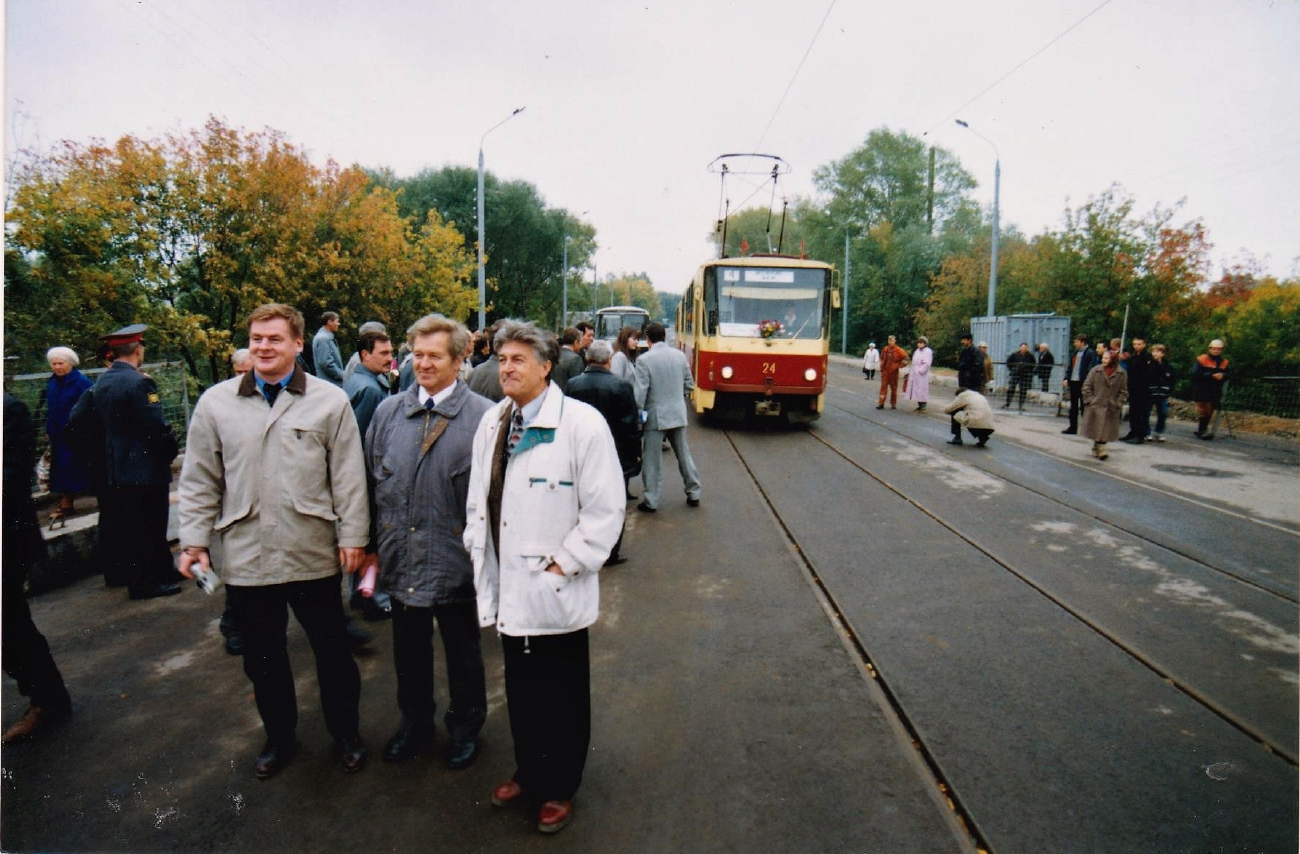Тверь, Tatra T6B5SU № 24; Тверь — Тверской трамвай в 1990-е гг.; Тверь — Трамвайные линии: Заволжский район