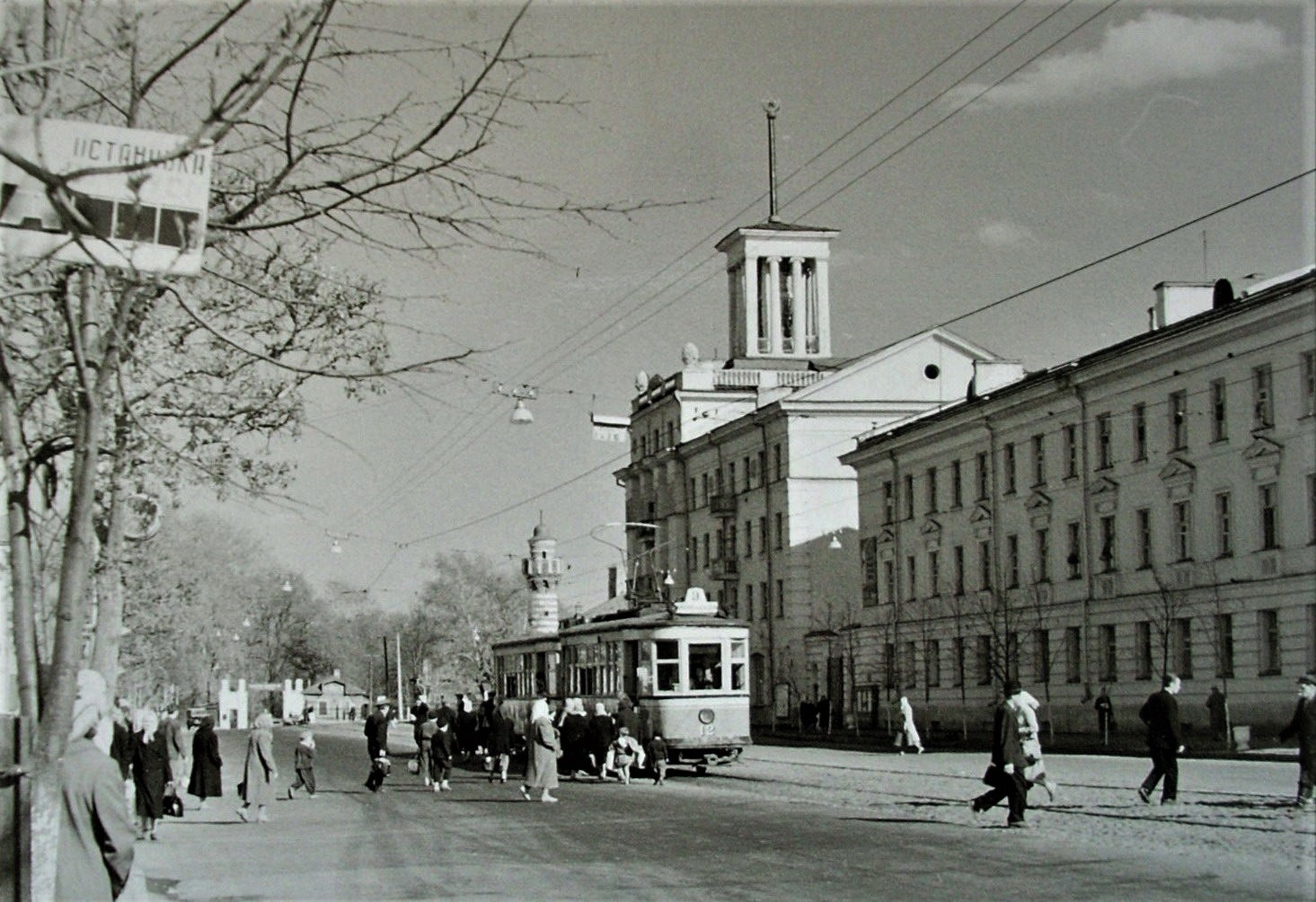 Тверь, Х № 12; Тверь — Старые фотографии (1917—1991); Тверь — Трамвайные линии: Центральный район